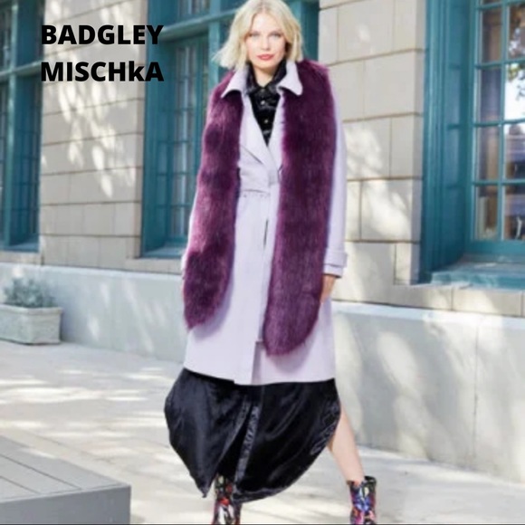 NWT Badgley Mischka Double Face Wool Blend Coat - Picture 11 of 11